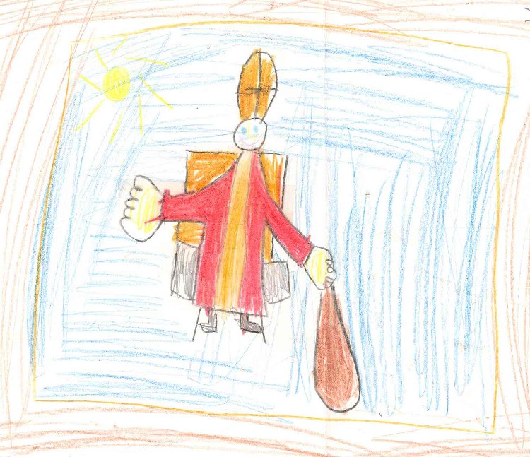 Kinderbrief an den Nikolaus aus St. Nikolaus