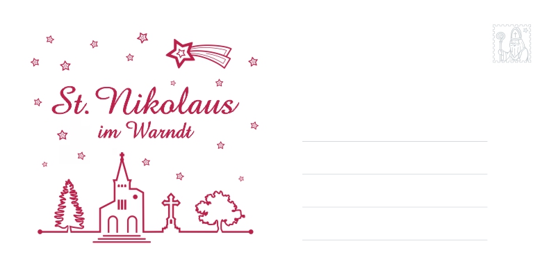 Das Nikolaus-Kartenkuvert 2020 - St. Nikolaus im Warndt