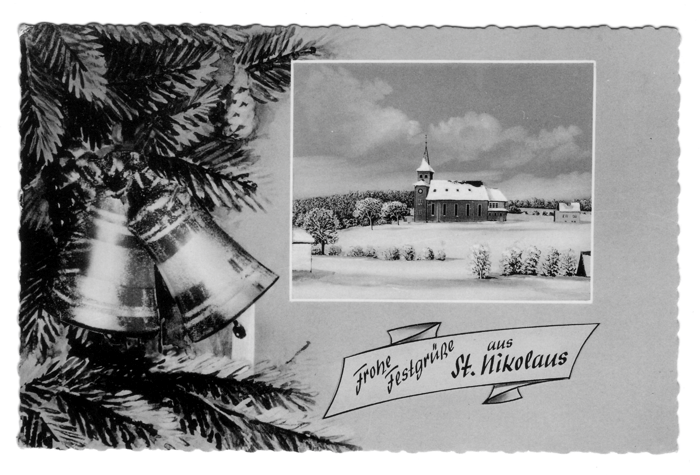 Post Ansichtskarte Frohe Festgrüße aus St. Nikolaus