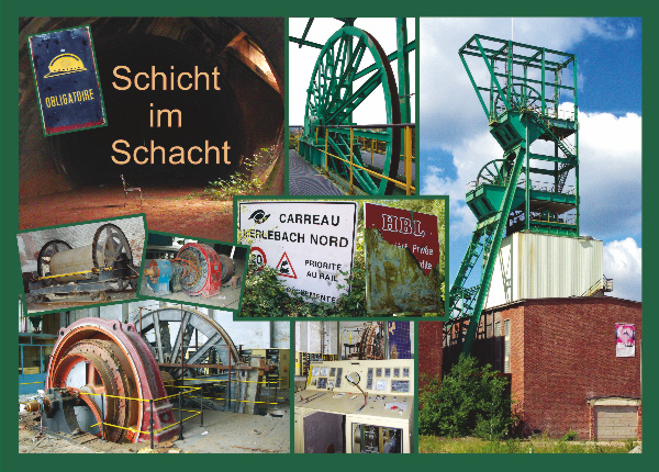 Post Ansichtskarte Schacht Merlebach Nord. 2012 - Festausschuss St. Nikolaus