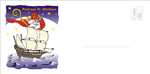 Das Nikolaus-Kinderbriefkuvert aus dem Jahr 2009