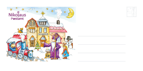 Das Nikolaus-Kinderbriefkuvert aus dem Jahr 2025