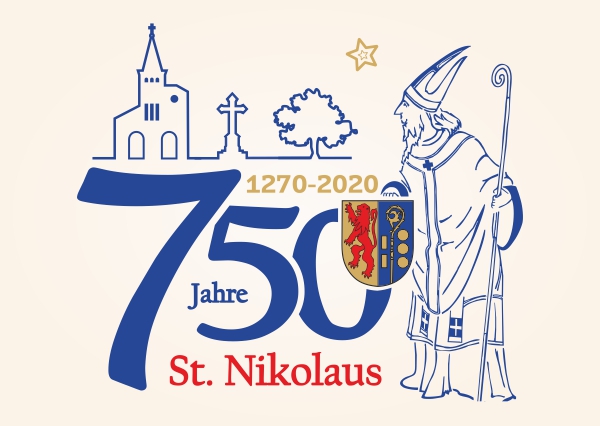 Die Nikolaus-Postkarte 2020 - 750 Jahre St. Nikolaus