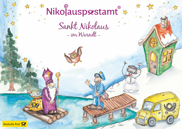 Die Nikolaus-Postkarte 2022 - Nikolausfloss