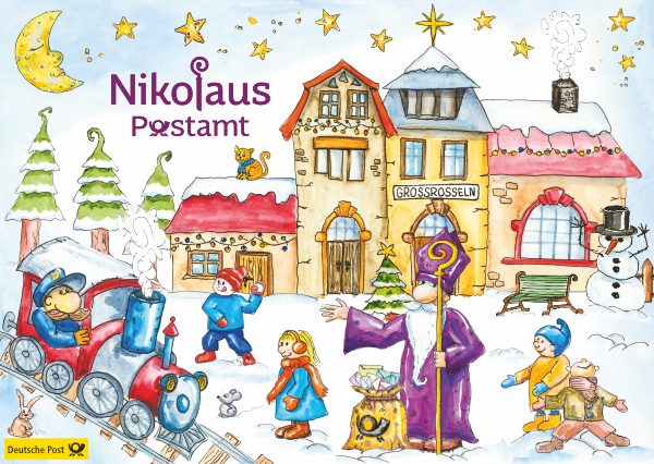 Die Nikolaus-Postkarte 2025 - Nikolausstube