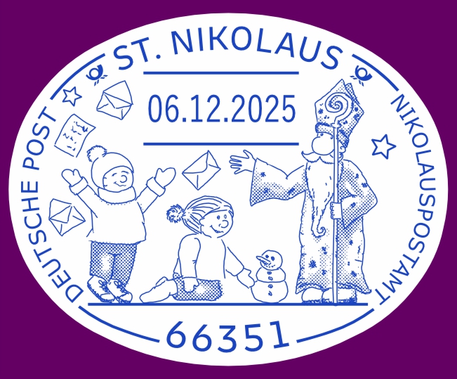 Der aktuelle Nikolaus-Sonderstempel Der aktuelle Nikolaus-Sonderstempel